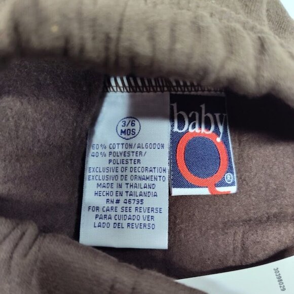 Baby Q 2 Piece Bear Hoodie Outfit Y2K Baby 3-6 Months  NWT - Picture 9 of 10